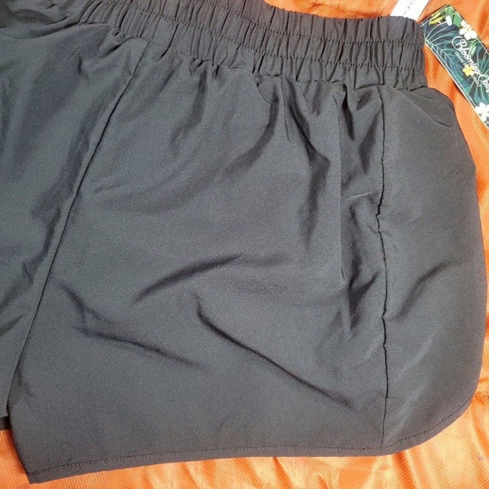NWT Blooming Jelly Womens Size Large High Waisted Running Shorts Athletic Black - Picture 5 of 10